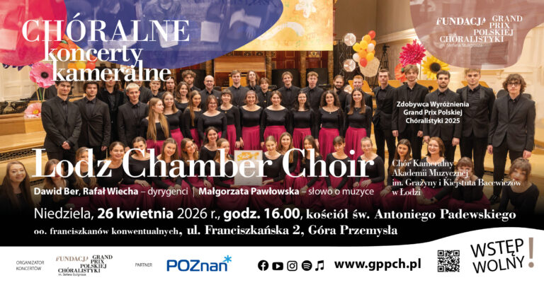 Lodz Chamber Choir wystąpi w&nbsp;Poznaniu!