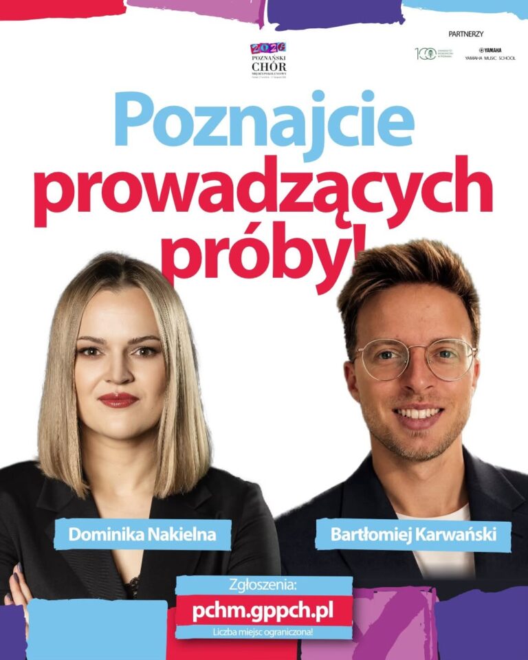 Poznajcie dyrygentów prowadzących próby Poznańskiego Chóru Międzypokoleniowego